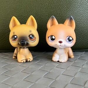 LPS German Shepherd #61 #112 authentic